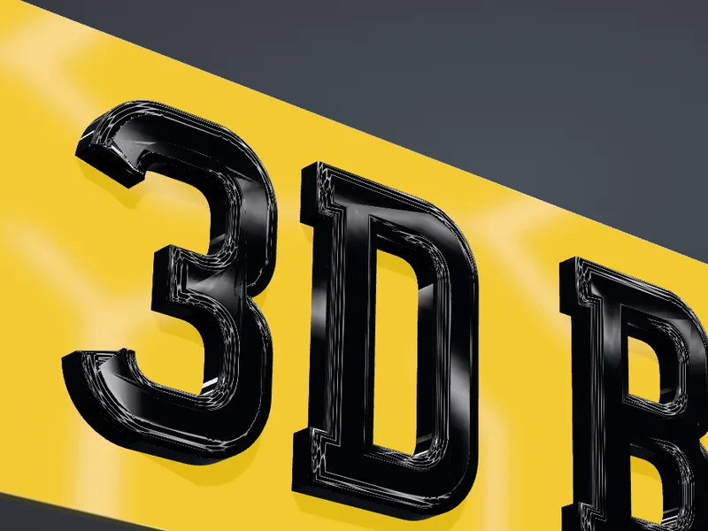 Close-up of 4D gel characters, rendered by the builder