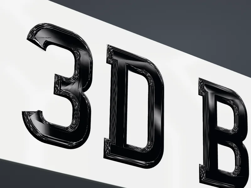 Close-up of 3D gel characters, rendered by the builder