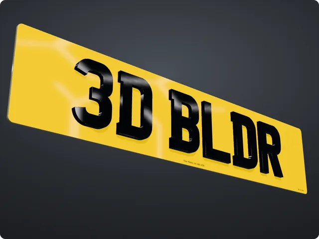 4D 6 mm plate, 3D BLDR, rendered by the builder