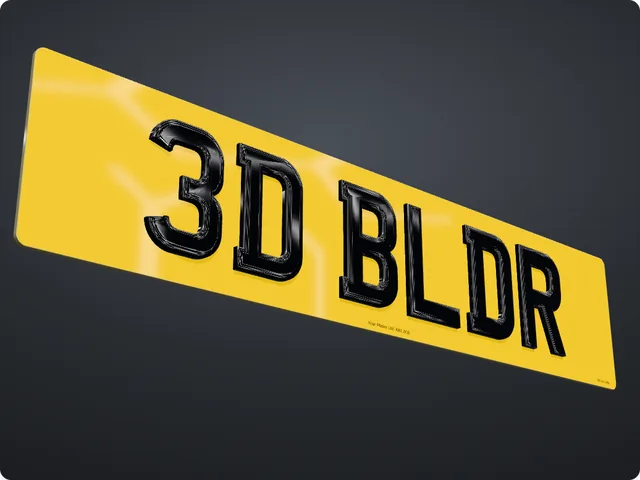 4D Gel plate, 3D BLDR, rendered by the builder